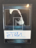 Game of Thrones Season 3 Stahl Blue Autograph Trading Card Front