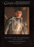 2015 Game of Thrones Season 4 The Quotable Insert Trading Card Q33 Front