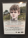 Game of Thrones Season 4 Sangster Full Bleed Autograph Trading Card Back