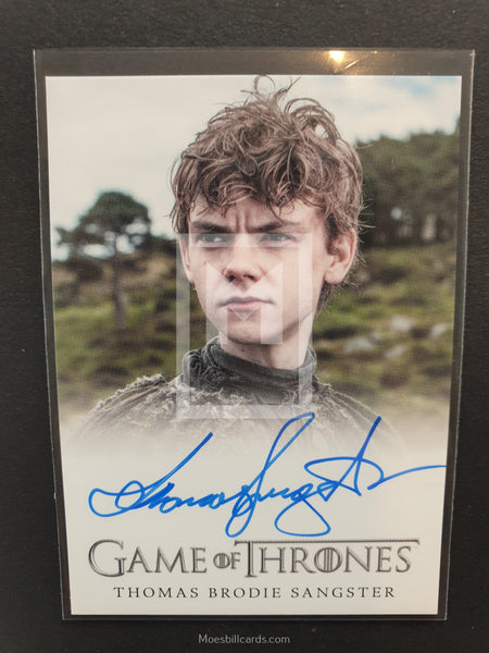 Game of Thrones Season 4 Thomas Sangster Auto Moesbill Trading