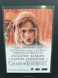 Game of Thrones Season 4 Simon Full Bleed Autograph Trading Card Back