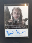 Game of Thrones Season 5 Bordered Murray Autograph Trading Card Front