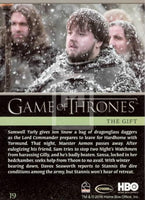2016 Game of Thrones Season 5 Foil Parallel Trading Card 19 Back