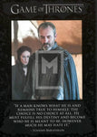 2016 Game of Thrones Season 5 Insert The Quotable Trading Card Q49 Front