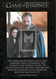 2016 Game of Thrones Season 5 Insert The Quotable Trading Card Q49 Front