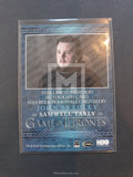 Game of Thrones Season 6 Blue Bordered Autograph Trading Card Bradley Back