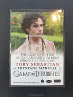 Game of Thrones Season 6 Full Bleed Autograph Trading Card Sebastian Back