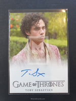Game of Thrones Season 6 Full Bleed Autograph Trading Card Sebastian Front
