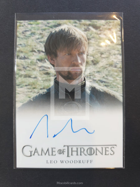 Game of Thrones Season 6 Full Bleed Autograph Trading Card Woodruff Front