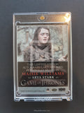 Game of Thrones Season 7 Bordered Autograph Trading Card Arya Back