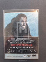 Game of Thrones Season 7 Bordered Autograph Trading Card Benjen Back
