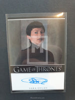 Game of Thrones Season 7 Bordered Autograph Trading Card Bernadette Front
