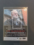 Game of Thrones Season 7 Bordered Autograph Trading Card Glover Back