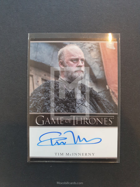 Game of Thrones Season 7 Bordered Autograph Trading Card Glover Front