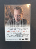 Game of Thrones Season 7 Bordered Autograph Trading Card Grant Back