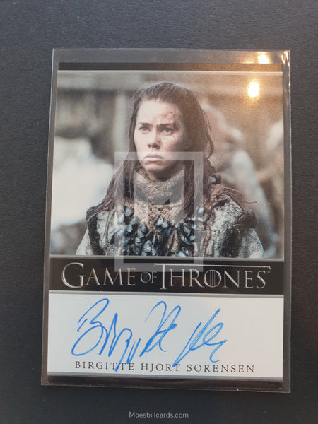 Game of Thrones Season 7 Bordered Autograph Trading Card Karsi Front