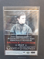 Game of Thrones Season 7 Bordered Autograph Trading Card Olly Back