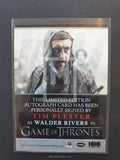 Game of Thrones Season 7 Bordered Autograph Trading Card Rivers Back