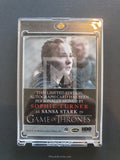 Game of Thrones Season 7 Bordered Autograph Trading Card Sansa Back