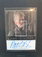 Game of Thrones Season 7 Bordered Autograph Trading Card Waynwood Front