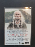 Game of Thrones Season 7 Full Bleed Autograph Trading Card Feast Back