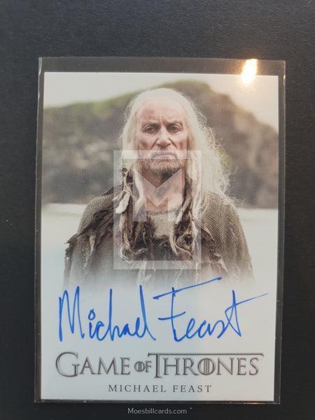 Game of Thrones Season 7 Full Bleed Autograph Trading Card Feast Front