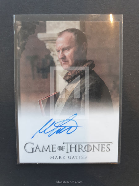 Game of Thrones Season 7 Full Bleed Autograph Trading Card Gatiss Front