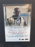 Game of Thrones Season 7 Full Bleed Autograph Trading Card Hotah Back