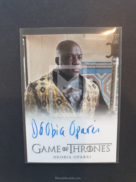 Game of Thrones Season 7 Full Bleed Autograph Trading Card Hotah Front