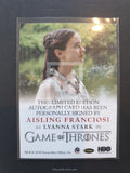 Game of Thrones Season 7 Full Bleed Autograph Trading Card Lyanna Back