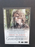 Game of Thrones Season 7 Full Bleed Autograph Trading Card Vlahos Back