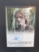 Game of Thrones Season 7 Full Bleed Autograph Trading Card Vlahos Front