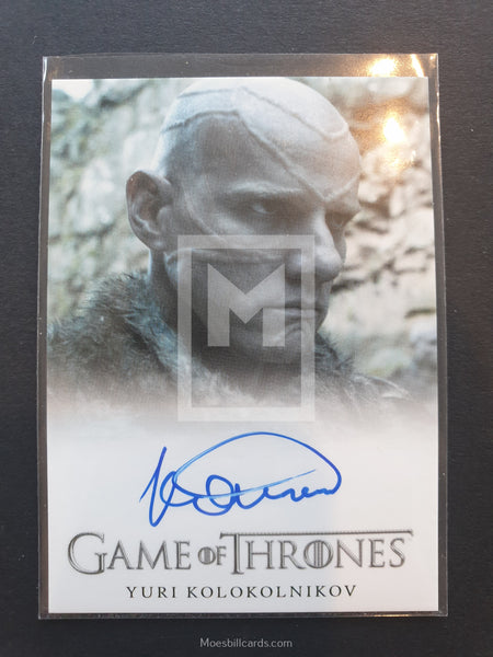 Game of Thrones Season 7 Full Bleed Autograph Trading Card Yuri Front