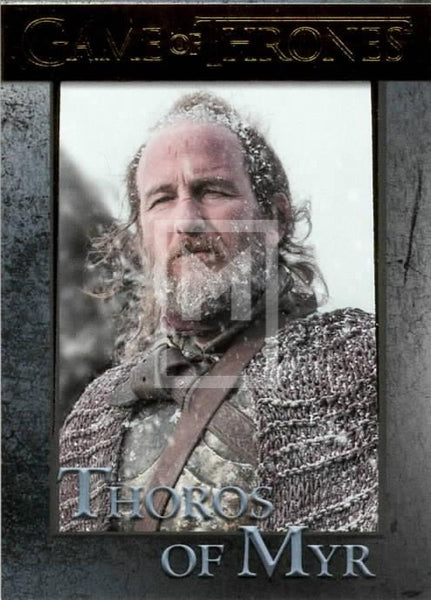 2017 Rittenhouse Archives Game of Thrones Season 7 Gold Parallel Trading Card 62 Front