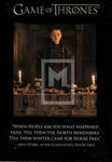 Game of Thrones Season 7 The Quotable Trading Card Q61 Front Rittenhouse Arhives Moesbill Cards Melbourne Australia