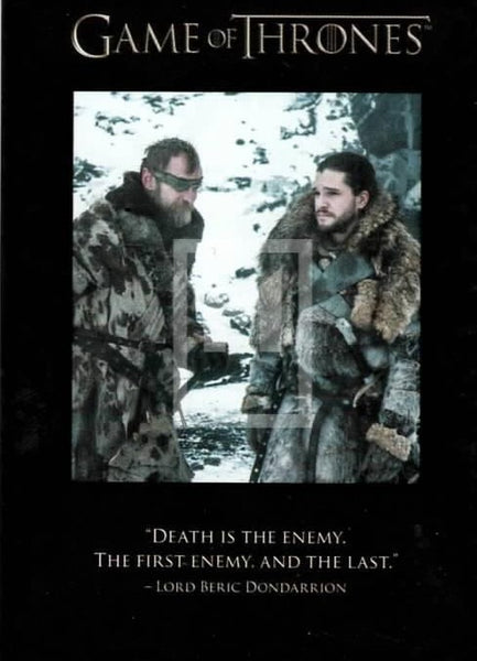Game of Thrones Season 7 The Quotable Trading Card Q69 Front Rittenhouse Archives Moesbill Cards Melbourne Australia