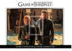 2017 Game of Thrones Season 7 Relationships Insert Trading Card DL43 Front Jaime Cersei Lannister