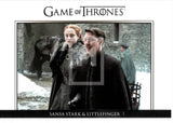 2017 Game of Thrones Season 7 Relationships Insert Trading Card DL49 Front Sansa Stark & Littlefinger