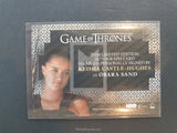 Game of Thrones Season 7 Valyrian Steel Autograph Trading Card Hughes Back