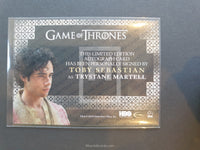Game of Thrones Season 7 Valyrian Steel Autograph Trading Card Martell Back