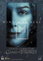 2017 Game of Thrones Season 7 Winter is Here Trading Card W4 Cersei Lannister Back