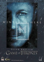 2017 Game of Thrones Season 7 Winter is Here Trading Card W8 Petyr Baelish Back