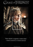 Game of Thrones Season 8 Quotable Trading Card Q77 Front