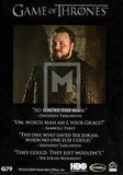 Game of Thrones Season 8 Quotable Trading Card Q79 Back