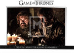 Game of Thrones Season 8 Relationships Trading Card DL67 Front Jamie Lannister & Tyrion Lannister Rittenhouse Archives Moesbill Cards 