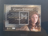 Game of Thrones Valyrian Steel Autograph Trading Card Murray Back