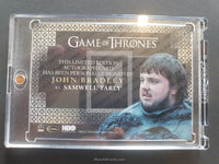 Game of Thrones Valyrian Steel Samwell Autograph Trading Card Back