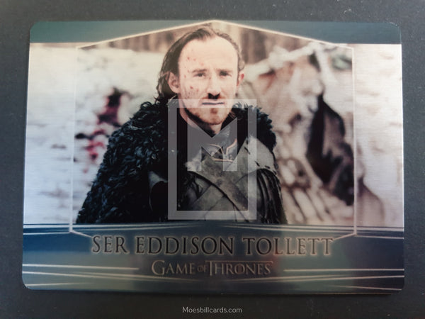 2017 Game of Thrones Valyrian Steel Rittenhouse Archives Base Trading Card 20 Ser Eddison Tollett Front