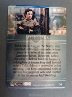 2017 Game of Thrones Valyrian Steel Rittenhouse Archives Base Trading Card 34 Robb Stark Back