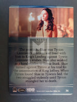 2017 Game of Thrones Valyrian Steel Rittenhouse Archives Base Trading Card 36 Shae Back